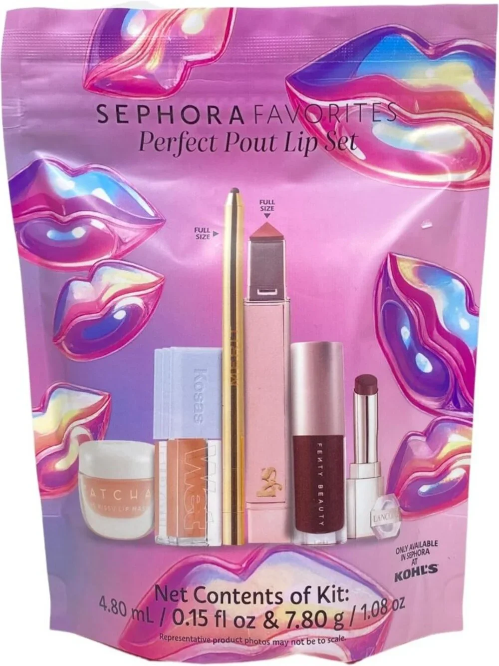 6-Piece Lip Set for Perfect Pout - Hydrating, Long-Lasting, Makeup Must-Have